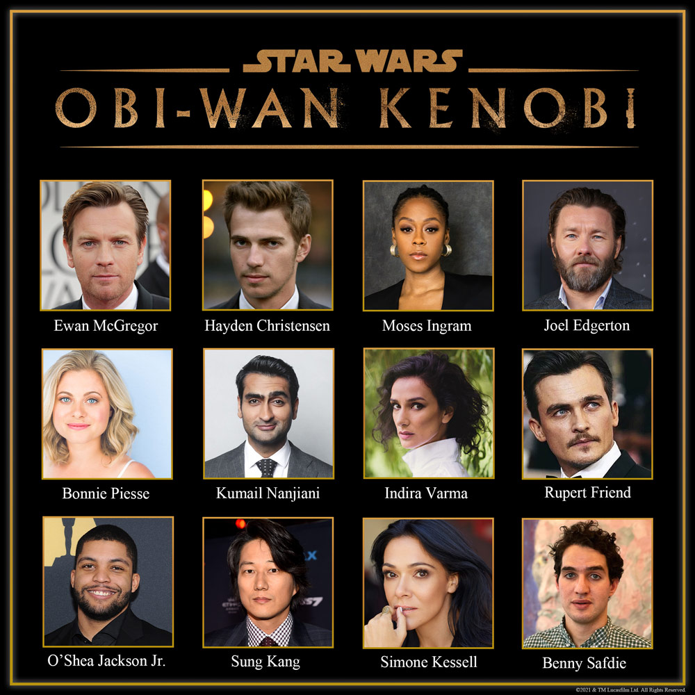 Stars Wars Obi-Wan Kenobi Series Full Cast